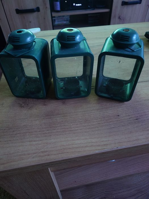 3 lampiony zielone
