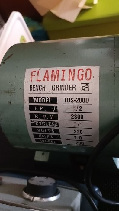 Motor de Polir para Ourives FLAMINGO TDS-200D – 1/2 HP