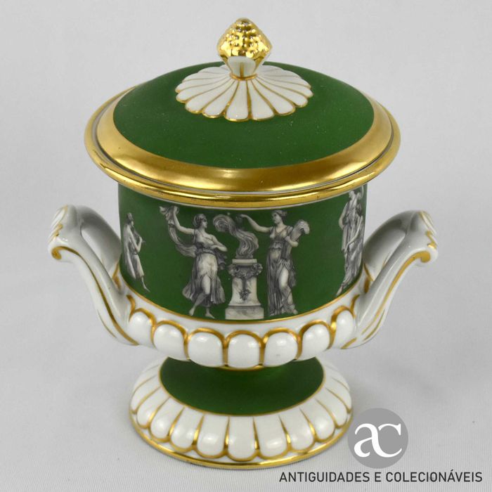 Urna com tampa porcelana Artibus
