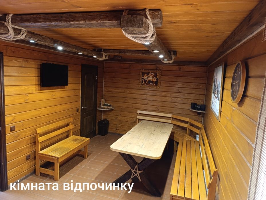 Баня на дровах "Гутовська"(зал №2). Банька, лазня на Троєщині