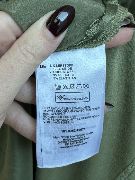 Шовкова блуза Marc O’Polo