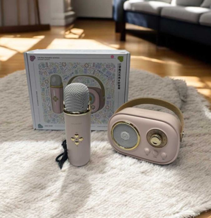 Мікрофон з колонкою міні караоке система