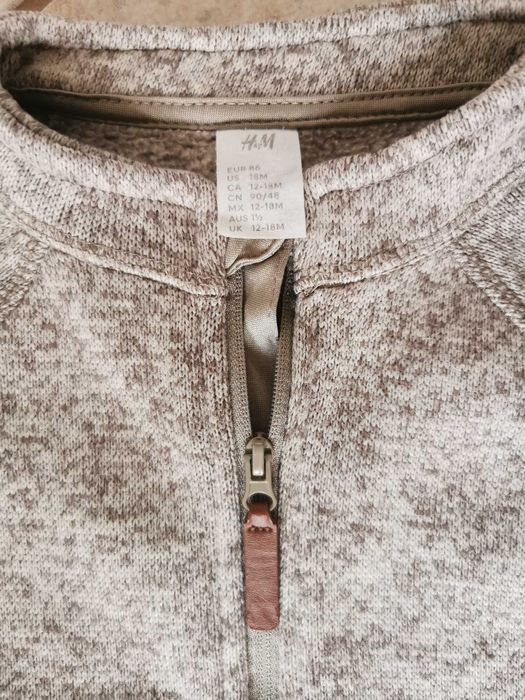 Ciepły polarowy komplet H&M r 86