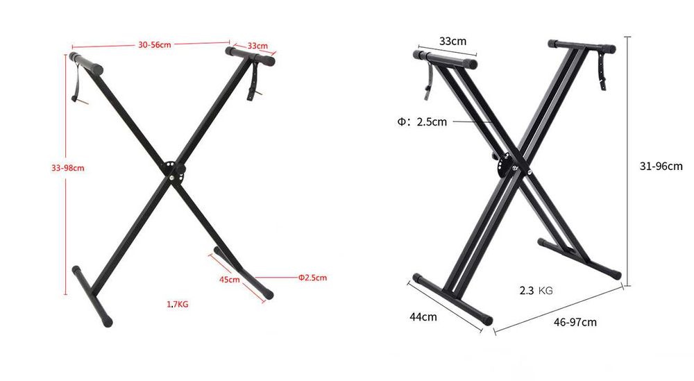 Стойка для синтезатора, пианино, клавишных