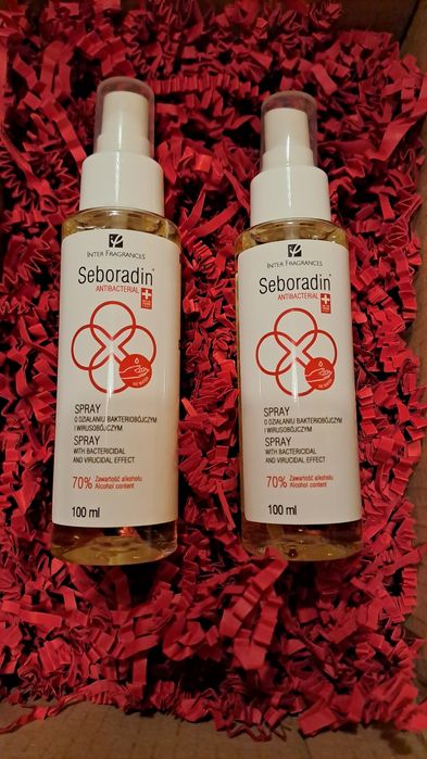 Seboradin spray o działaniu bakteriobójczym i wirusobójczym, 2 szt