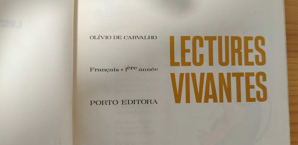 Lectures Vivants por Olívio de Carvalho Porto Editora [Portes Grátis]