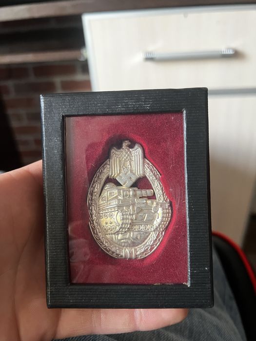 Odznaka pancerna wehrmacht w pudelku