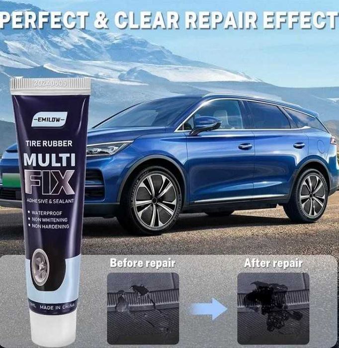 Adesivo de borracha reparo pneus