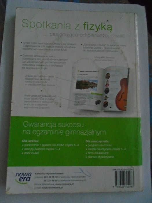 Podręcznik Spotkania z fizyką 4 z płytą CD