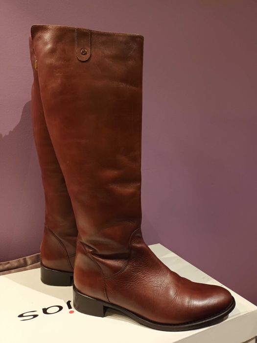 Skórzane kozaki damskie Wojas roz.38