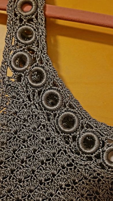 Bluzka pleciona, dziergana