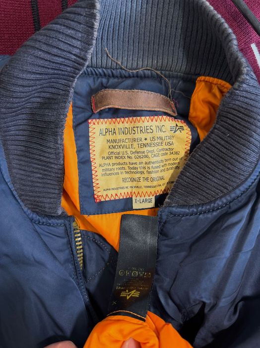Bomberka Kurtka Alpha Industries MA 1 Zipped Flyers Army