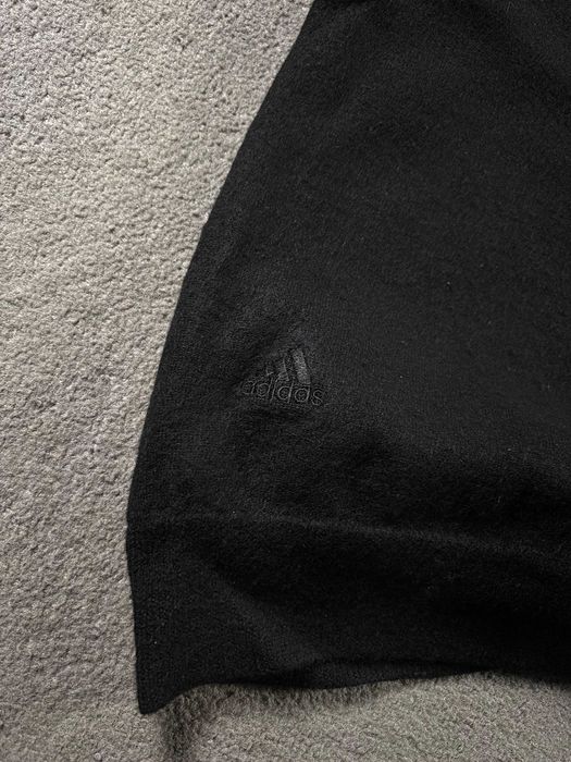 Kamizelka Adidas L Vintage Czarna Haft Bezrękawnik Unikatowa