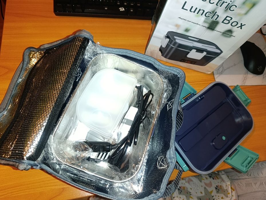 Elektryczny lunch box, pojemnik na żywność