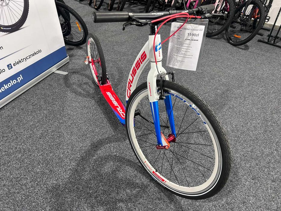 Hulajnoga Crussis Cobra 4.4 White/Blue Raty 0%