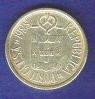 lote moedas 5$00 LN 1986 a 2000 de Portugal portes grátis