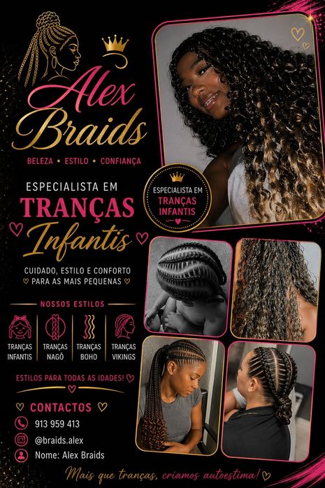 Tranças vários estilos