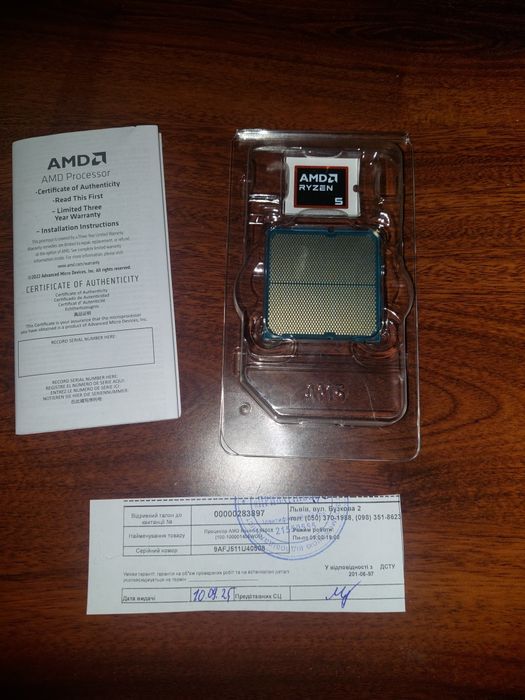 Процесор AMD Ryzen 5 9600X (100-100001405WOF)
Процесор AMD Ryzen 5 960