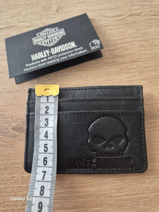 Harley Davidson oryginalny skorzany portfel na katy