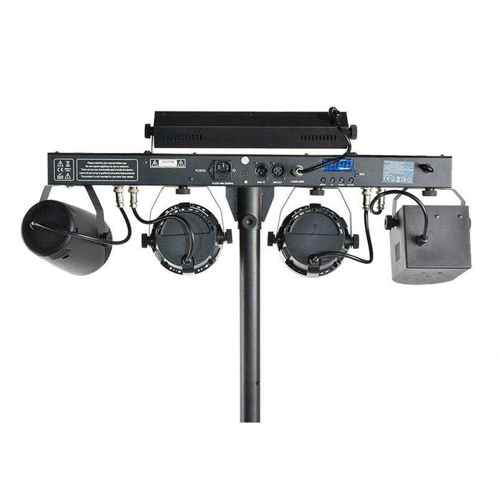 LIGHT4ME belka Laser Stroboskop LED PAR DERBY UV IR efekt dyskotekowy