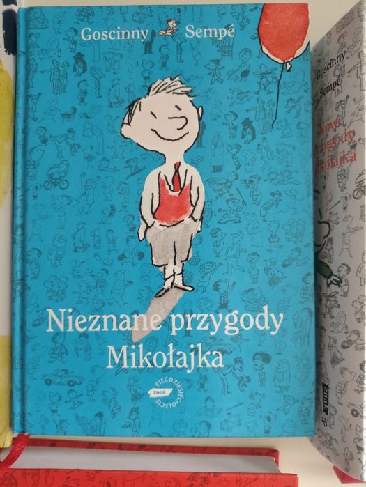 Zestaw 6 książek Mikołajek Marek Piegus Nowe przygody Mikołajka