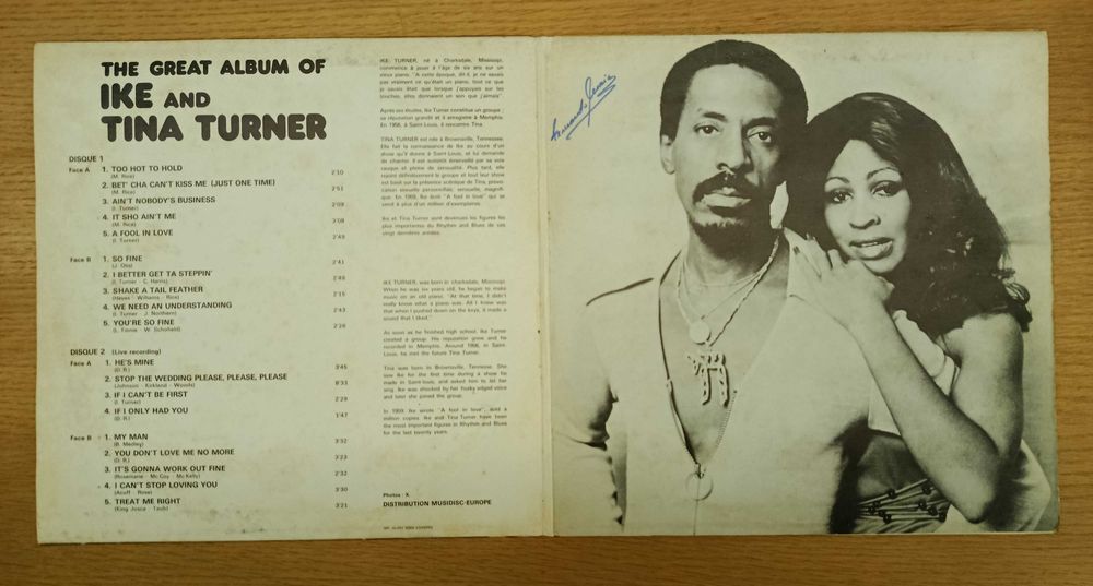 Disco vinil, duplo, LP, The Great Album of Ike and Tina Turner