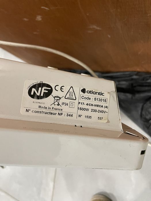 convector elétrico Atlantic, 1500W