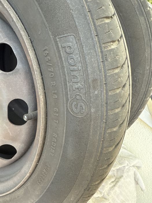 Koła 2szt.  VW polo IV/golfIV 165/70R14 pięcio srubowe