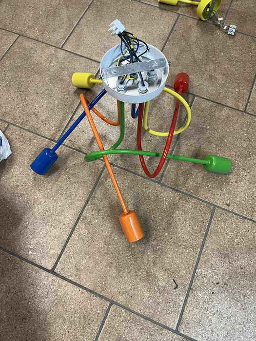 Lampa sufitowa 5 żarówek gwint e27