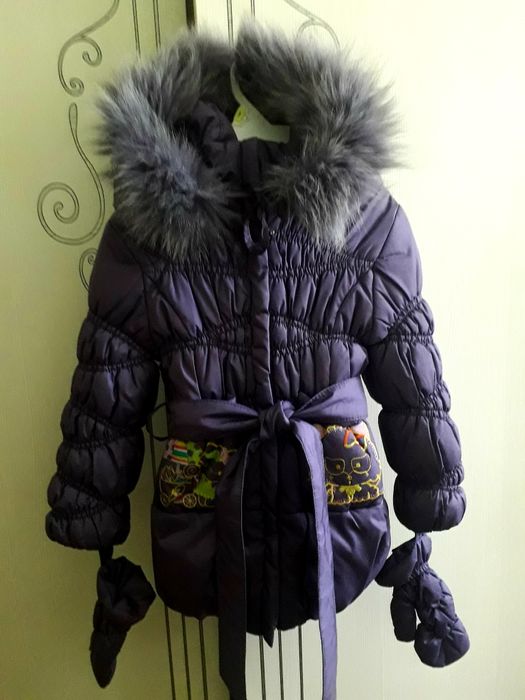 Зимова курточка+рукавички 1,5-2роки