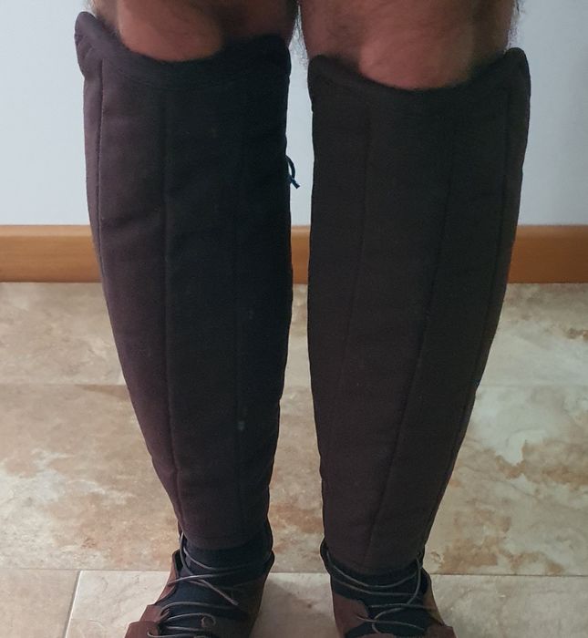 Grevas de algodão castanhas