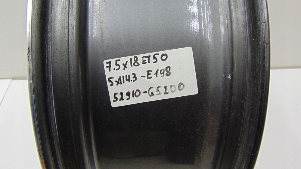 felga kia niro 7,5x18 et50 5x114,3 52910-g5200 !