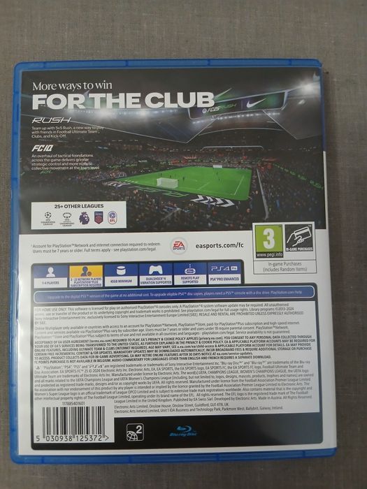 FC25 на PS4(з усіма мовами)