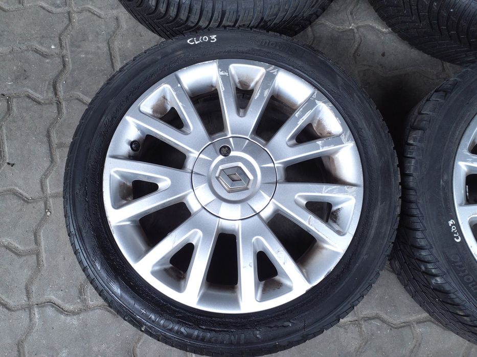 Jantes Renault R16 Com Pneus 195/50 Furação 4X100