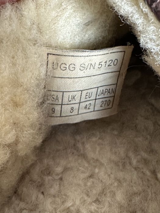Ugg Australia Leather Chodaki ocieplane