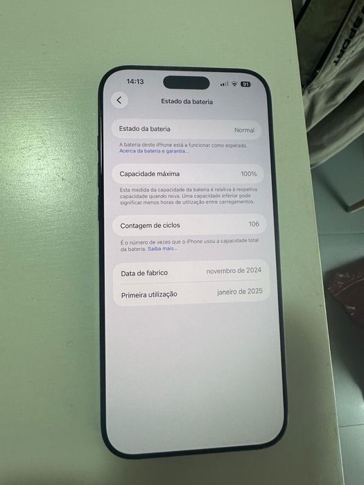 Iphone 16 Pro Max 256 Gb Como Novo com Garantia e caixa