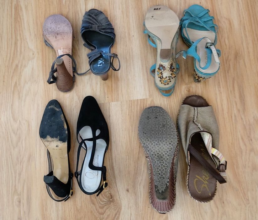 Buty bez pięty, sandałki 40