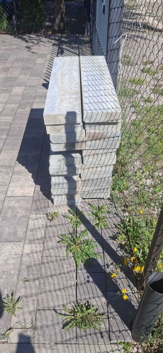 Krawężniki ogrodowe szare