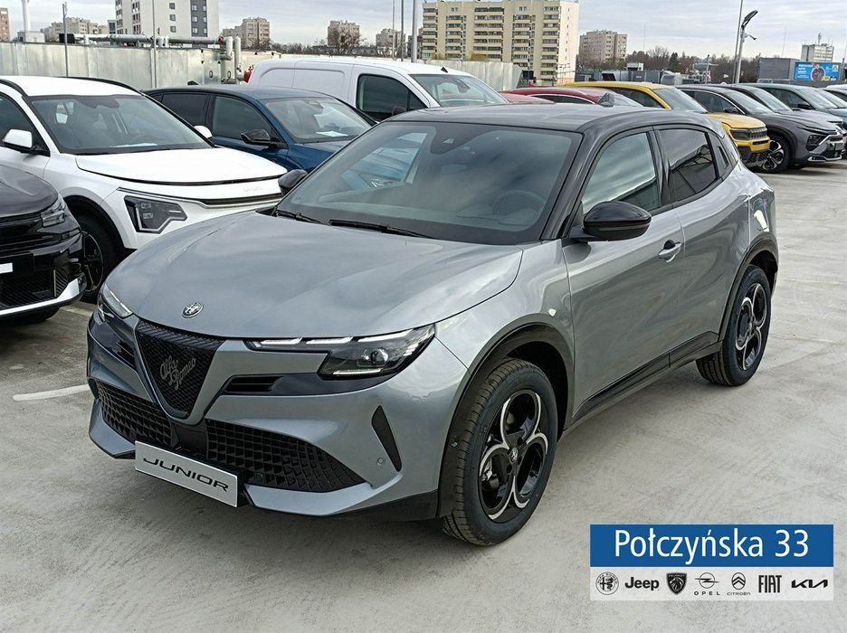 Alfa Romeo Junior Ibrida | MHEV| 145 KM |Szary z czarnym dachem |Premium, Techno |2025