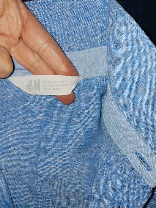 Camisa Linho 12A H&M