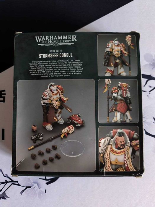 Фiгурка Warhammer 40k Joytoy White Scars Stormseer Consul