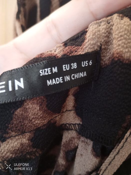 Vestido estampado comprido de alças, 38