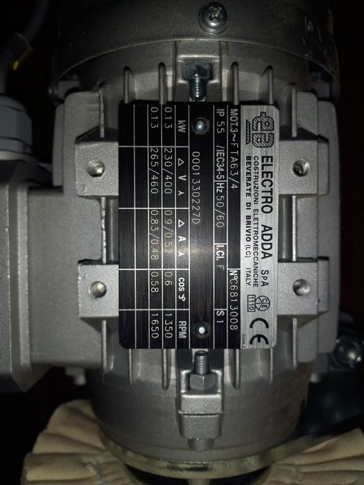 Вузол поліровки кромочного верстату. Двигуни електричні