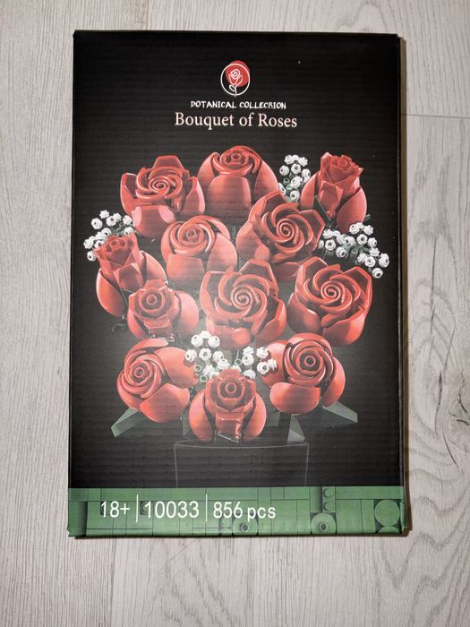3D Конструктор букет троянд 856 деталей сумісний з лего