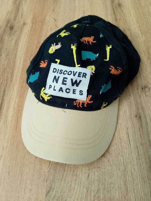 Czapka z daszkiem 5.10.15. rozm. 52/54 w dinozaury