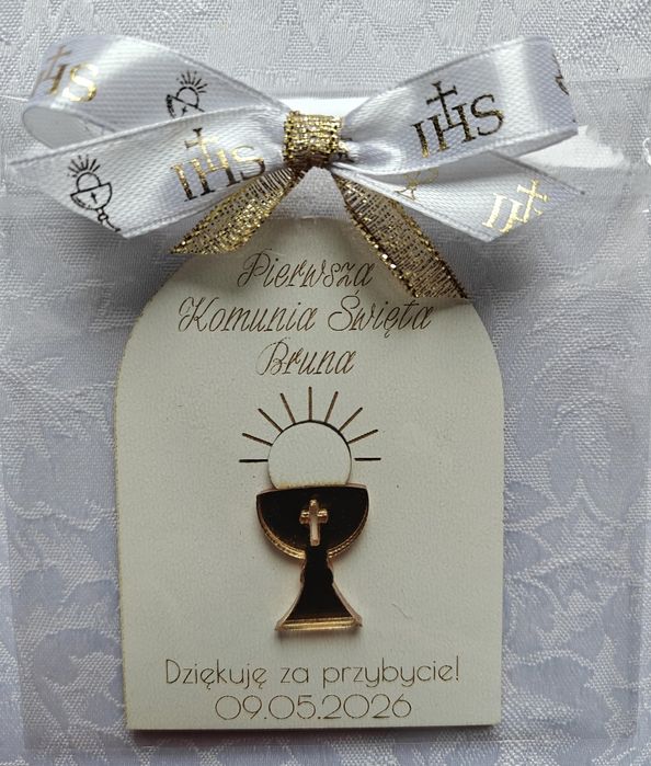 Podziękowanie komunia prezent