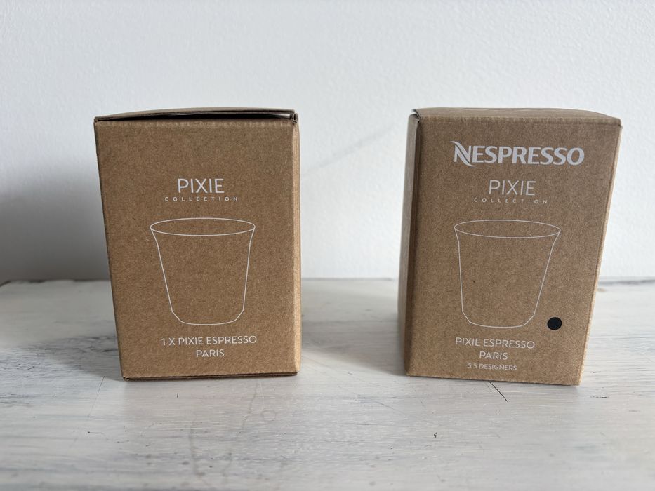 2 Chavenas De café Nespresso Pixe Pretas