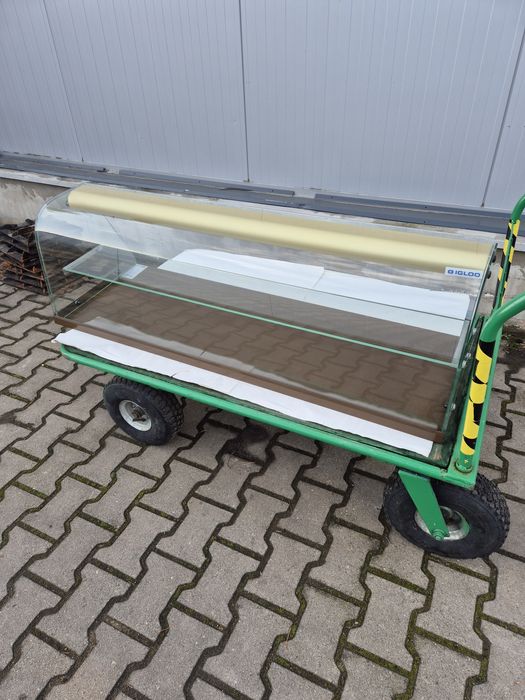 Szklana witryna ekspozycyjna Igloo