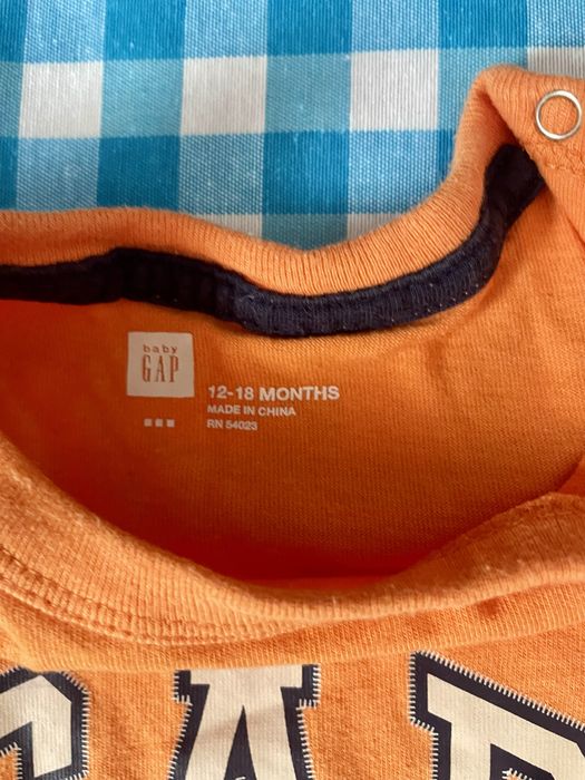 Body GAP - Laranja - 12-18 meses