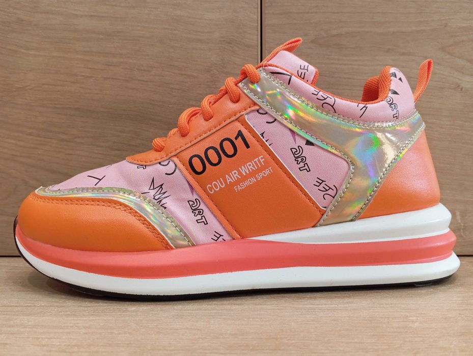 Sneakersy Damskie COU AIR WRITE FASHION SPORT"  "0001". Rozm 37 / 23cm